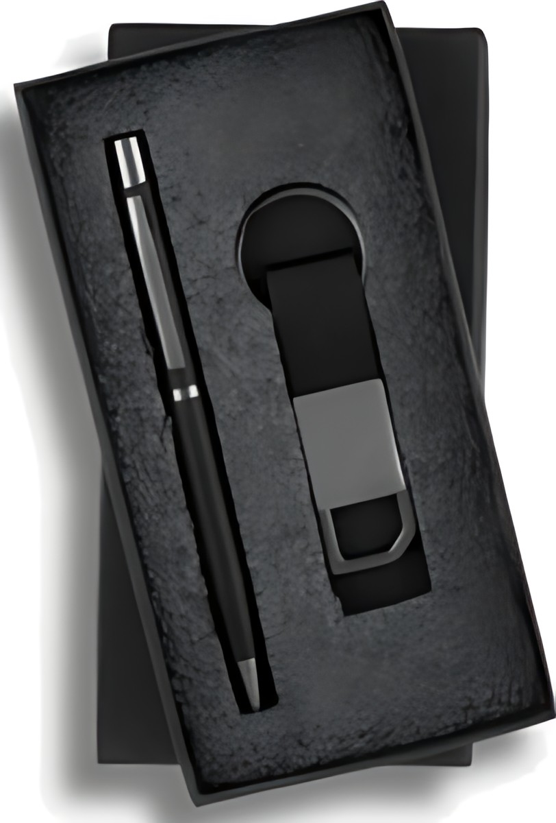 Pen & Keychain Gift Set – 205-Black GM – corporate gift