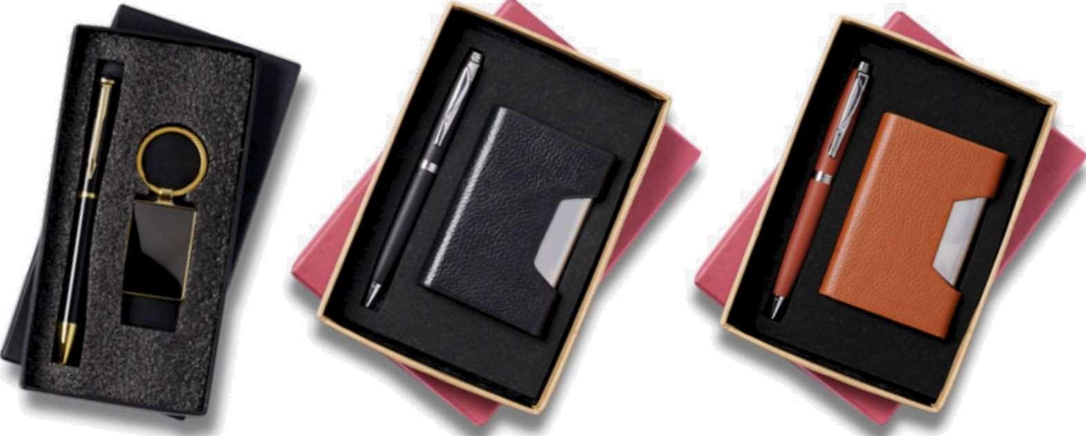 PP - 224 Tan Pen & Cardcase Pen & Cardcase RS160/ Gift Set – 224 Black – corporate gift