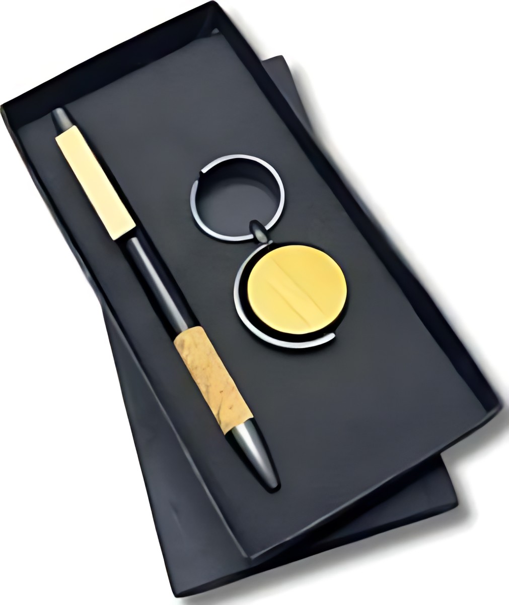 Keychain Set Gift Set – 255 Pen & Revolvong – corporate gift