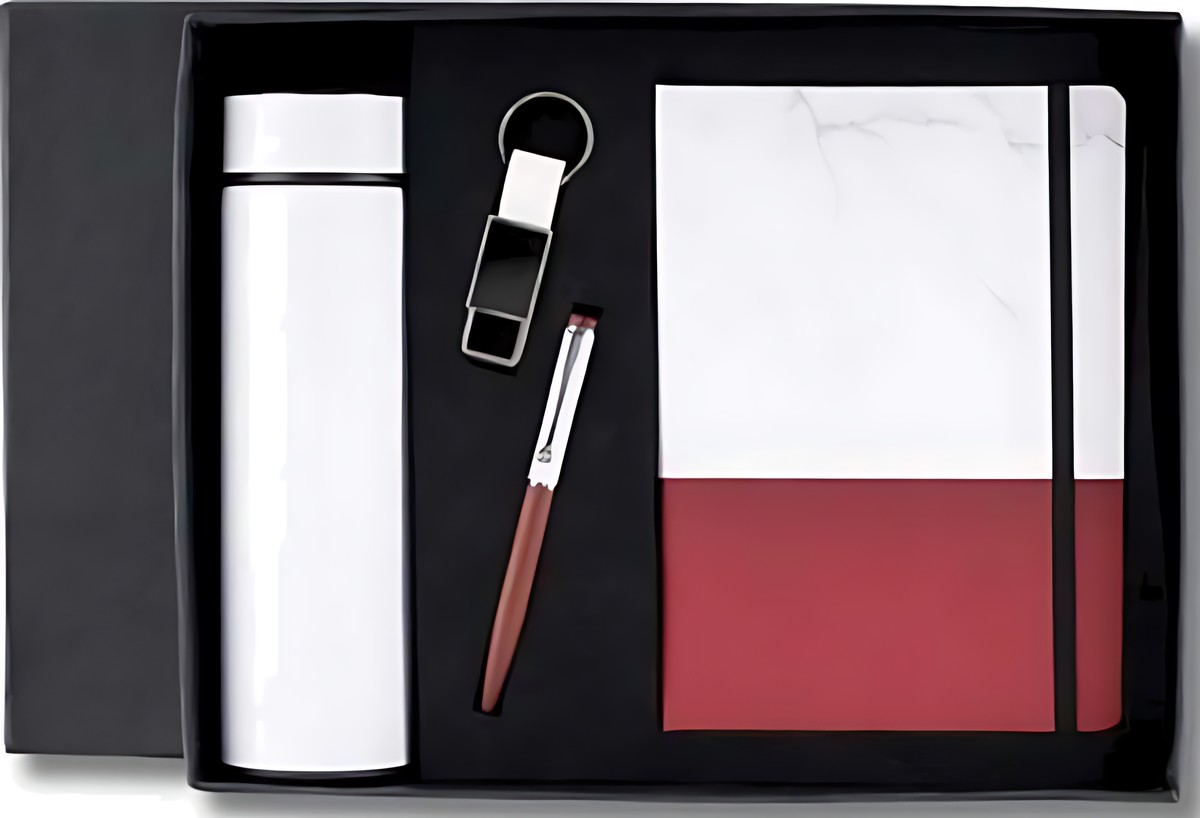 Pen, Keychain, Bottle & Diary Gift Set – 410 Maroon Pen, Keychain, Bottle & Diary Gift Set – 410 Maroon – corporate gift