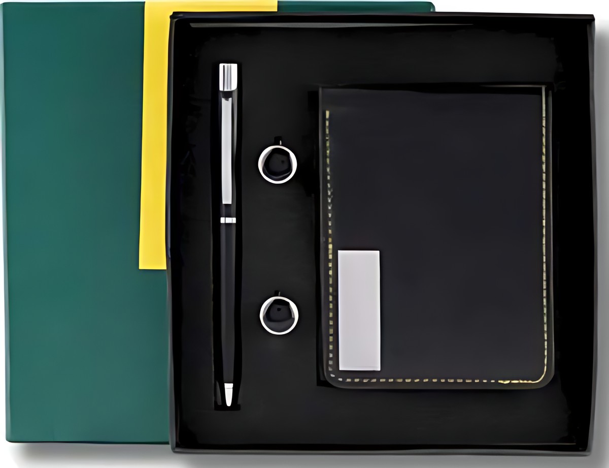 Pen, Cufflinks, Wallet Gift Set – 324 B – corporate gift