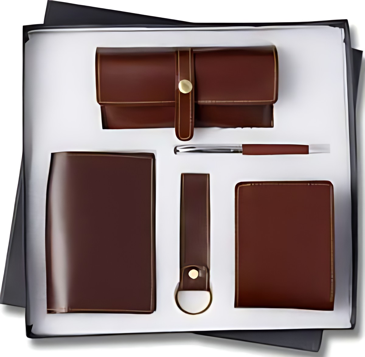 Pen, Keychain & Diary Cardcase, Diary Gift Set – 503 Brown Pen, Keychain & Diary Cardcase, Diary Gift Set – 503 Brown